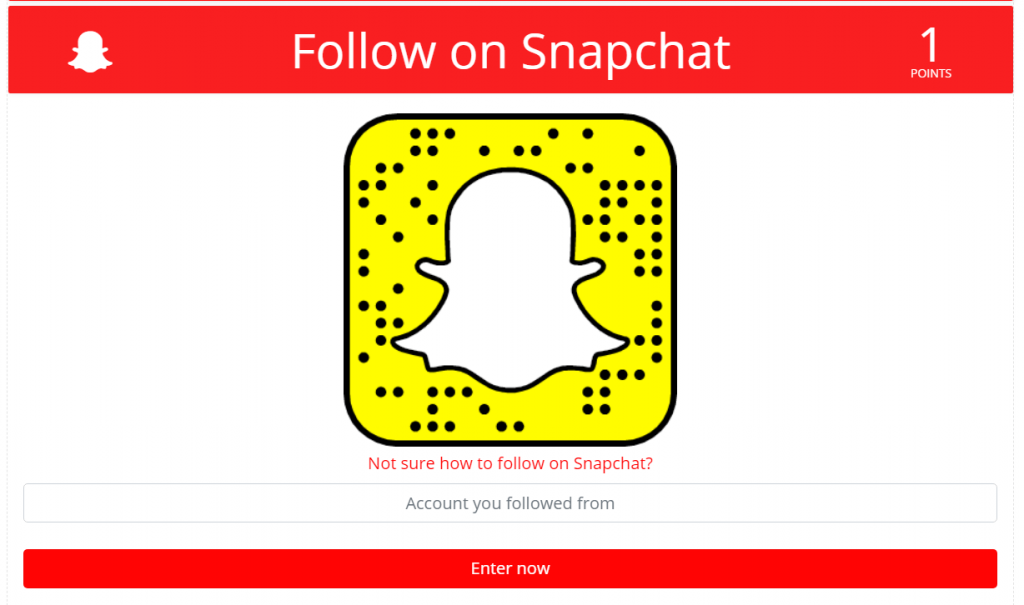 Get followers on Snapchat